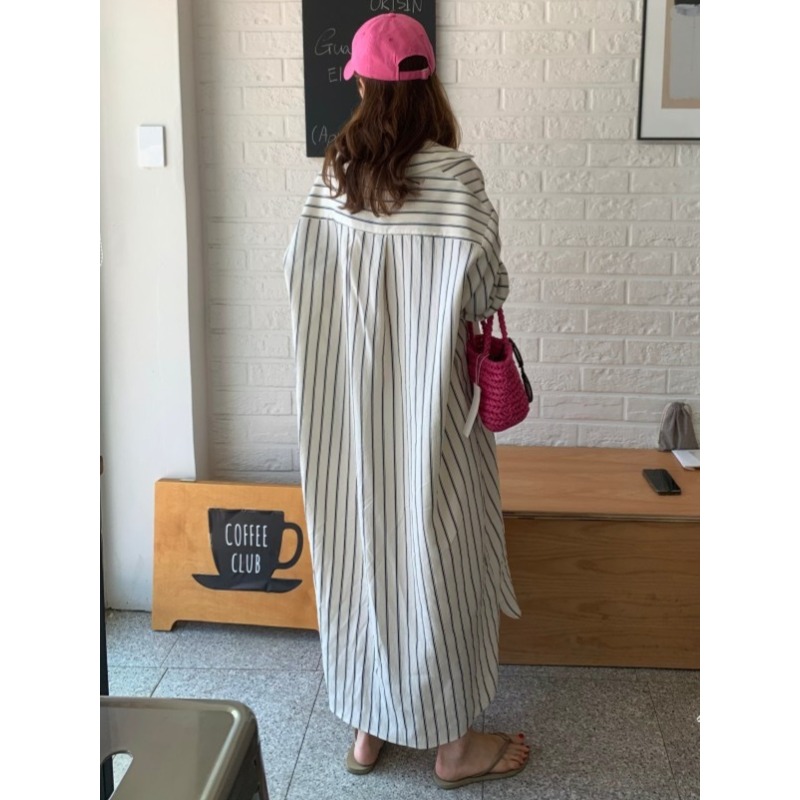 Koreanisches Minimalistisches  – Korean Style A Line Shirt Dress Bewertung und Preis