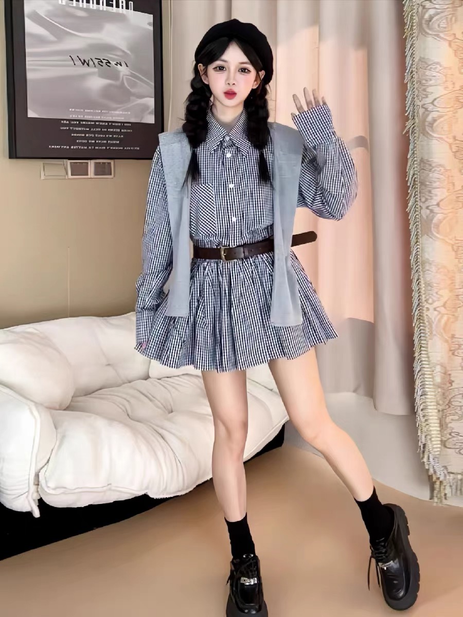 Frühherbstliches Hemdkleid im  – Korean Style A Line Shirt Dress Bewertung und Preis