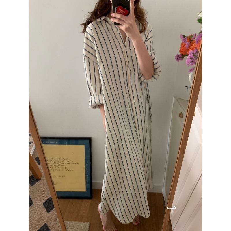 Koreanisches Minimalistisches  – Korean Style A Line Shirt Dress Bewertung und Preis