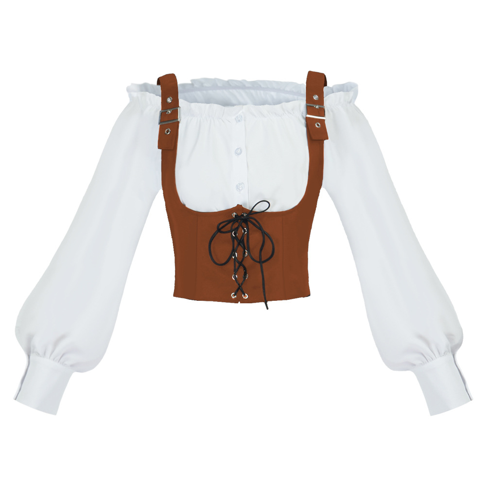Retro-Bluse im Western-Stil fü – Blouses Bewertung und Preis